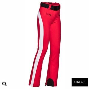 Goldbergh Ruby Red and White Ski Pants